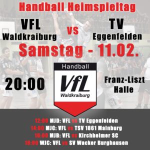 Vorbericht VfL Waldkraiburg Handball, Spieltage 11./12. Februar 2023